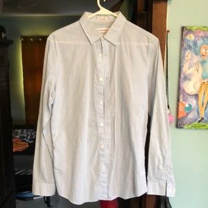 Calvin Klein Mens Slim Fit Dress Shirt Baby Blue Medium